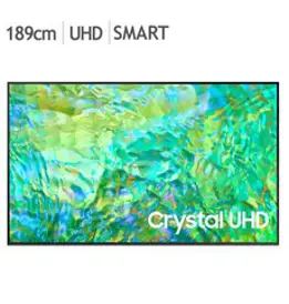 삼성 UHD 75 TV KU75UC8000FXKR 189cm (75) + C400 - 벽걸이형, 입고지연시 배송 2주 정도 예상