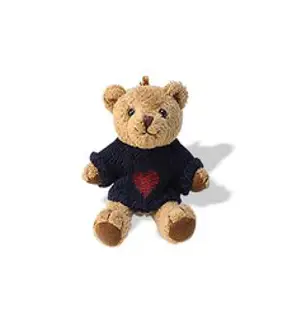 어반카 티브 곰돌이 키링, 하트 네이비, 1개