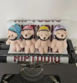 루스플로스 라이더베어 키링, 1개, 블랙