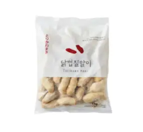 닭껍질말이 냉동 만두 닭껍질교자 1kg