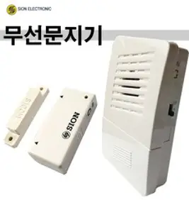 SION 무선문지기 무선도어벨 출입문 창문설치 외부방문알림벨 센서벨 무선벨, 1개