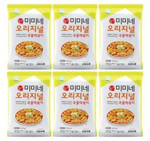 [미미네] 오리지널 국물떡볶이 570g x 6봉 (총18인분), 6개