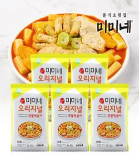 미미네 오리지널 국물떡볶이 570g X 5봉 (총15인분), 단일속성