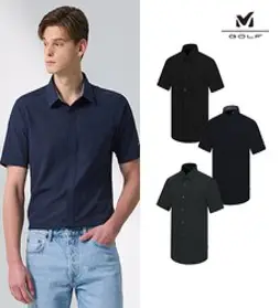[MILLET GOLF] 23SS 밀레골프 남성 타공 여름셔츠 3컬러 택1