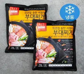 외갓집 송탄 서정리 부대찌개 (냉동), 1kg, 2개