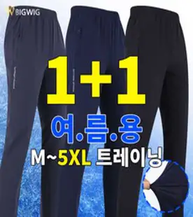 [더빅보스] BS남성액티비티탄탄팬츠 1+1 남자 빅사이즈 작업복 외출복 편하고 가성비좋은 바지