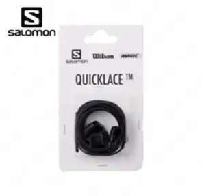 살로몬 퀵레이스 블랙 신발끈 Salomon Quicklace, 1개