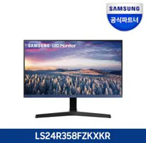 삼성 S24R358 24형 LED 모니터 IPS패널 광시야각 베젤리스, S24R358 24인치 모니터