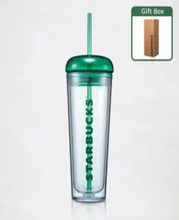 [스타벅스] 그린 워드마크 폼 콜드컵, 혼합색상