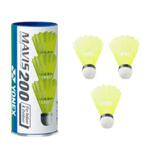요넥스 마비스200 셔틀콕, 옐로우(셔틀콕) + 블루(튜브), 1세트