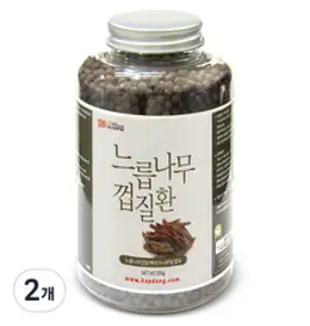 갑당약초 느릅나무껍질환 병타입, 2개, 350g