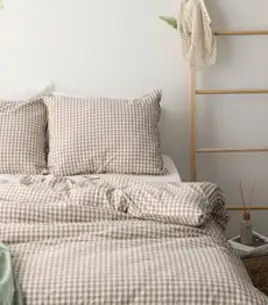 패브릭스토어 멜란체크 이불커버세트