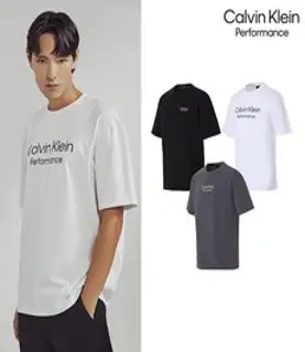 [캘빈클라인진] 공용 Calvin Klein Jeans 로고 반팔티 4AOKC88