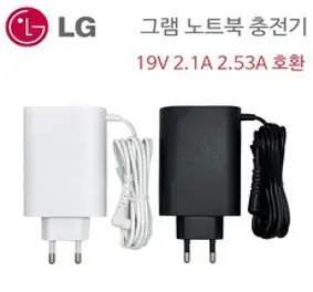 노트옵션 LG gram 노트북 호환 아답터 19V 2.1A 40W, ADS-40MSG-19 19040GPK