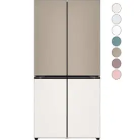 LG 디오스 오브제컬렉션 6도어 글라스 M874GBB252, 단품