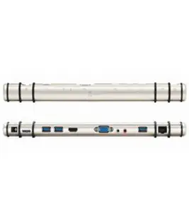 넥스트 USB3.0 HDMI VGA LAN 포트 확장 충전 울트라 스테이션 USB허브 NEXT-JUD531, 혼합색상