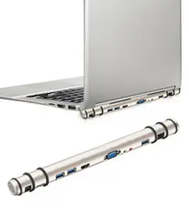 이지넷유비쿼터스 USB3.0 to HDMI VGA 기가랜USB허브 NEXT JUD531 USB허브, 복합색상