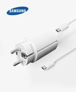 [삼성전자] 아답터 100~240V / 1.5A 65W [USB-C] PD-65AWN3KR/W18-065N3A 전원 코드 일체형 [박스포장] *삼성노트북 PEN S 전용*