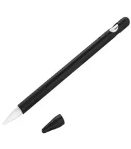 PZOZ 애플펜슬 1세대 실리콘 케이스 PZ01, 블랙, 1개