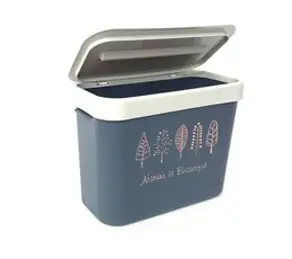 다용도 씽크대 걸이형 휴지통, 1개, 그레이