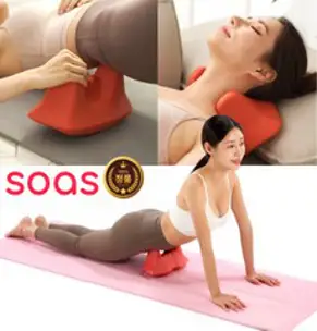 소아스 soas 장요근 전신 스트레칭 마사지 근막이완 소도구, 핑크, 1개