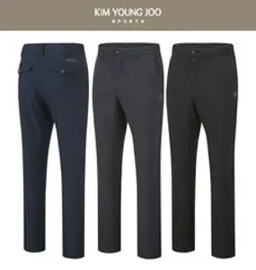 김영주스포츠 남성 기모 본딩 골프 팬츠 겨울용 MP31