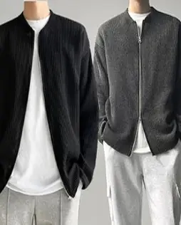 맨타임 남성용 RPY 데일리 투웨이 지퍼 니트 집업