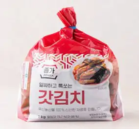 종가 갓김치, 1kg, 1개