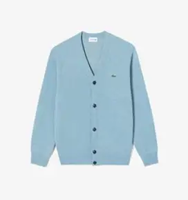 [라코스테] 남성 베이직 브이넥 방모 가디건 AH460E-53N HBP