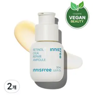 이니스프리 New 레티놀 시카 흔적 케어 앰플, 2개, 30ml