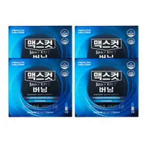 헬스헬퍼 맥스컷 버닝 기본형 4박스, 120정, 4개