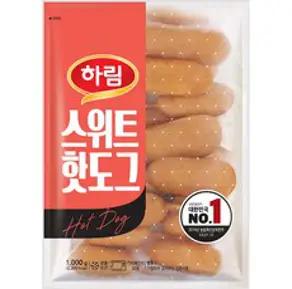 하림 스위트핫도그, 1kg, 1개