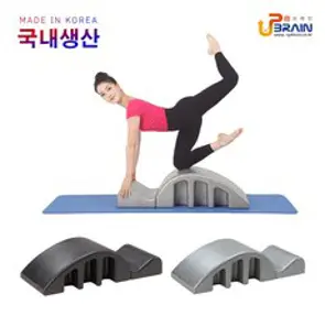 홈 필라테스 스파인코렉터 리포머 바렐 미끄럼방지 국내생산, 블랙(국내산)