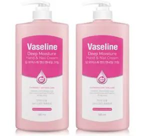 바세린 24h 딥 모이스춰 핸드앤네일 핸드크림, 2개, 500ml