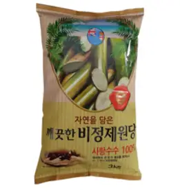 깨끗한 비정제원당, 3kg, 1개