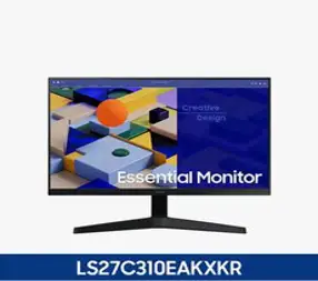 삼성전자 S27C310 27인치 LED 모니터 75Hz IP패널 플리커프리