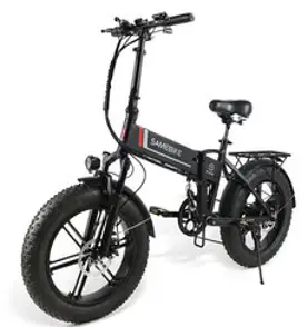 2022 세임바이크 하이랜더 FAT 20인치 접이식 전동 전기자전거, 10.4AH 기본배터리, 블랙