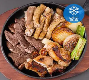 대성축산 한우 소곱창 160g + 대창 160g + 염통 160g (냉동), 1세트