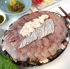 제철 숙성회x2팩 골라담기 / 송어 광어 엔가와 생연어 홍어 참돔 숭어, 숙성한 광어회120g(소스증정)X2팩