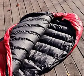 레드스노우 덕다운침낭 침낭, 머미, 1개