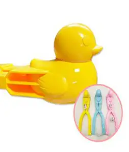 스노우덕 오리 눈사람 하트 스노우볼 메이커