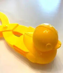 오리 스노우볼 제조기 눈방울만들기 눈집게 스노우덕 어린이집 유치원 행사, 10개