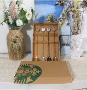 스타벅스 티스푼 4종, 4개 세트, 1개