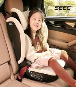 ★SSG(~10.9)★시크(SEEC) 아이사이즈 주니어 카시트 맥스 아이진(ISOFIX), 에버닌 베이지