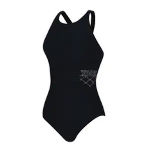 [국내매장판]아레나 ARENA 여성 원피스수영복그리드 원피스 레이서백 A3BL1PL61BLK