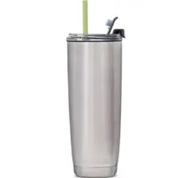 아소부 아쿠아리나 재생 스텐 진공 보온보냉 빨대 텀블러, 리사이클, 600ml