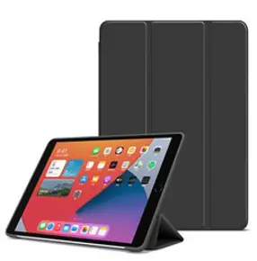 뷰씨 슬림 하드 스마트커버 태블릿PC 케이스, 핑크샌드