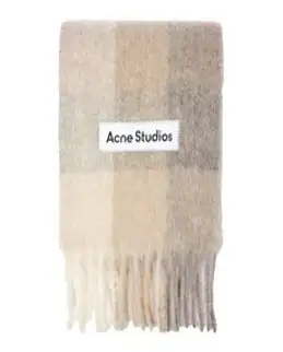 [ACNE STUDIOS] 아크네 스튜디오 머플러 캐나다 프린지 울 스카프 스키니 / NEW 핑크라벨 국내배송