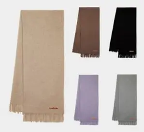 아크네스튜디오 23FW 시그니처 로고 패치 체크 머플러 CA0084 AYS