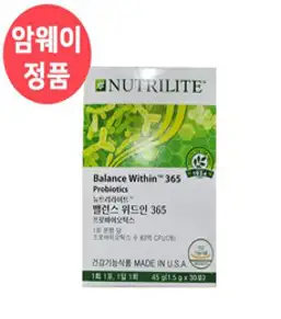 뉴트리라이트 밸런스 위드인 프로바이오틱스, 1개, 1.5g